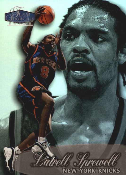 NBA 1998 / 99 Flair Showcase Row 3 - No 15 - Latrell Sprewell