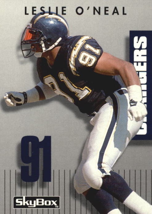 NFL 1992 SkyBox Prime Time - No 015 - Leslie O'Neal