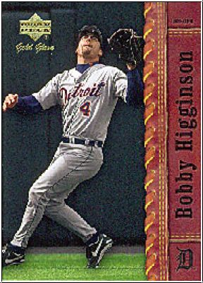 MLB 2001 Upper Deck Gold Glove - No 29 - Bobby Higginson