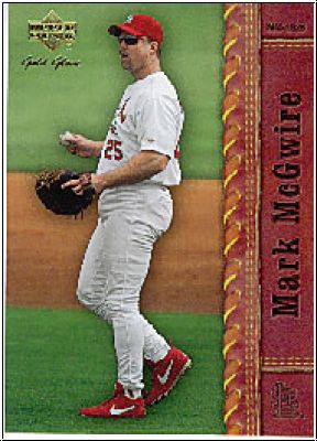 MLB 2001 Upper Deck Gold Glove - No. 52 - Mark McGwire