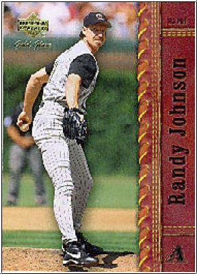 MLB 2001 Upper Deck Gold Glove - No 58 - Randy Johnson