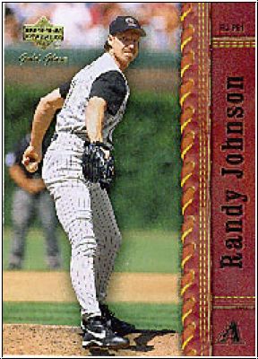 MLB 2001 Upper Deck Gold Glove - No. 58 - Randy Johnson