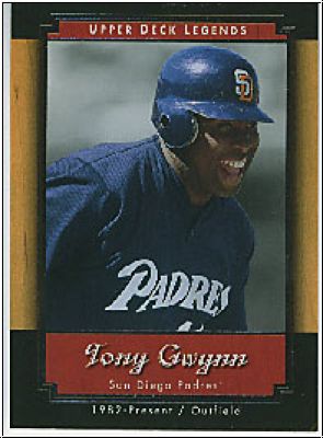 MLB 2001 Upper Deck Legends - No 79 - Tony Gwynn