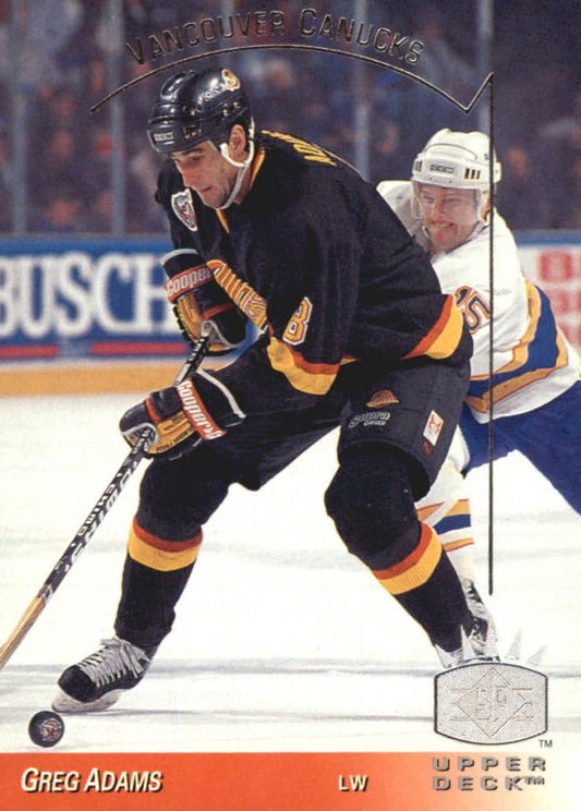 NHL 1993/94 Upper Deck SP Inserts - No 161 - Greg Adams