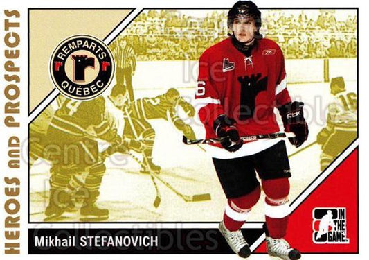 NHL 2007-08 ITG Heroes and Prospects - No 162 - Mikhail Stefanovich