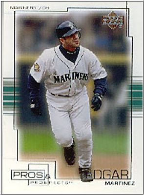 MLB 2001 Upper Deck Pros and Prospects - No 16 - Edgar Martinez