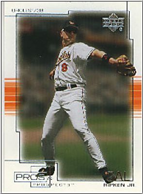 MLB 2001 Upper Deck Pros and Prospects - No 20 - Cal Ripken jr.