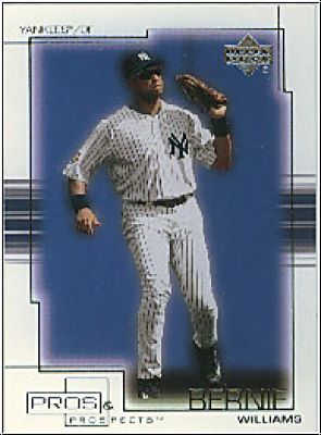 MLB 2001 Upper Deck Pros and Prospects - No 39 - Bernie Williams