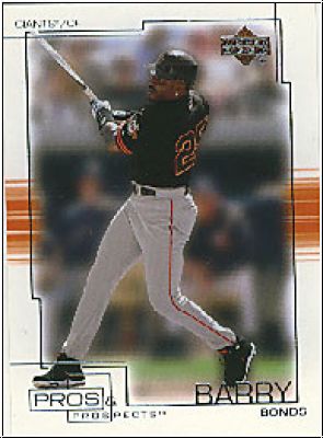 MLB 2001 Upper Deck Pros and Prospects - No 67 - Barry Bonds