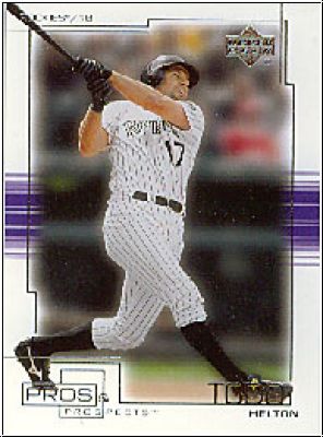 MLB 2001 Upper Deck Pros and Prospects - No 89 - Todd Helton