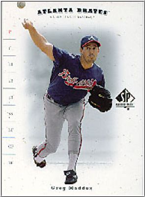 MLB 2001 SP Authentic - No. 44 - Greg Maddux