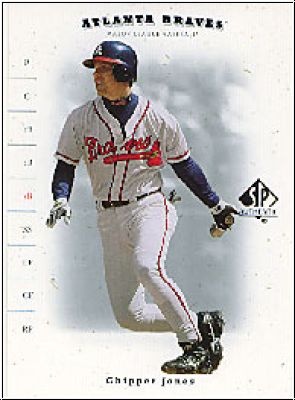 MLB 2001 SP Authentic - No 45 - Chipper Jones