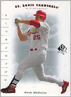 MLB 2001 SP Authentic - No 51 - Mark McGwire