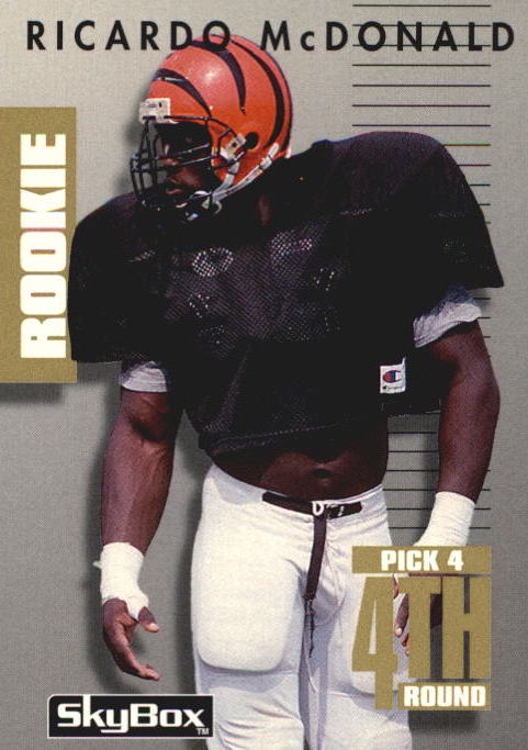 NFL 1992 SkyBox Prime Time - No 164 - Ricardo McDonald