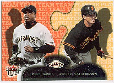 MLB 2002 Ultra - No. 235 - Barry Bonds / Carlos Valderrama