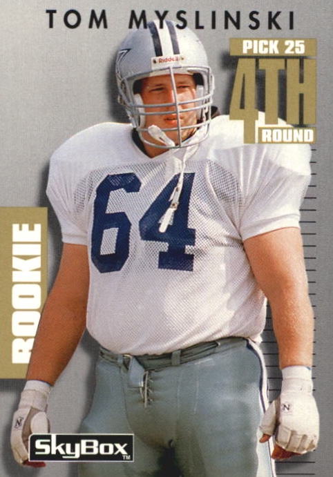 NFL 1992 SkyBox Prime Time - No 167 - Tom Myslinski
