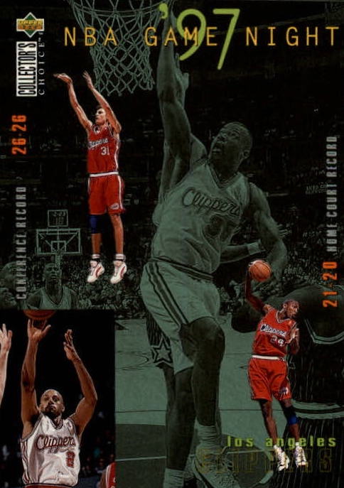 NBA 1997-98 Collector's Choice - No 167 - Loy Vaught / Terry Dehere / Pooh Richardson / Brent Barry
