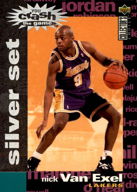 NBA 1995-96 Collector's Choice Crash the Game Scoring Silver Redemption - No C16 - Nick van Exel