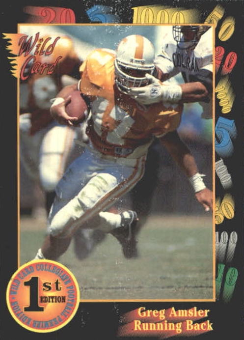 NFL 1991 Wild Card Draft - No 16 - Greg Amsler