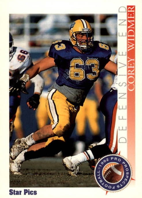 NFL 1992 Star Pics - No 16 - Corey Widmer