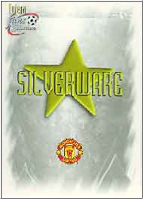 Football 1999 futera Manchester United - No 97 - Silverware