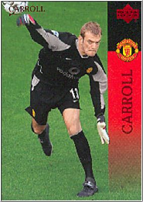 Football 2003-04 Upper Deck Manchester United - No 95 - Roy Carroll