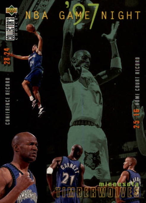 NBA 1997-98 Collector's Choice - No 171 - Kevin Garnett / Stephon Marbury / Terry Porter / Tom Gugliotta