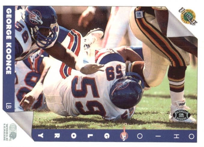 NFL 1992 Ultimate WLAF - No 172 - George Koonce