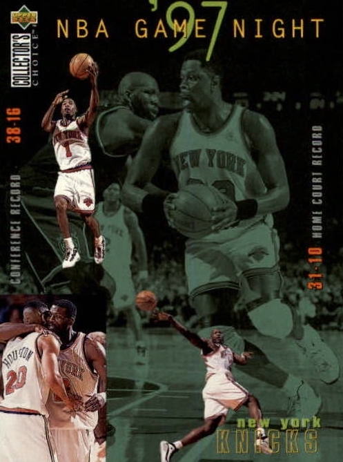 NBA 1997-98 Collector's Choice - No 173 - Patrick Ewing / Allan Houston / Charles Oakley / Larry Johnson / Charlie Ward
