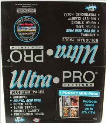 Sammelhülle - 4 Einsteckfächer - Ultra Pro - MINI Pockett Ausgabe