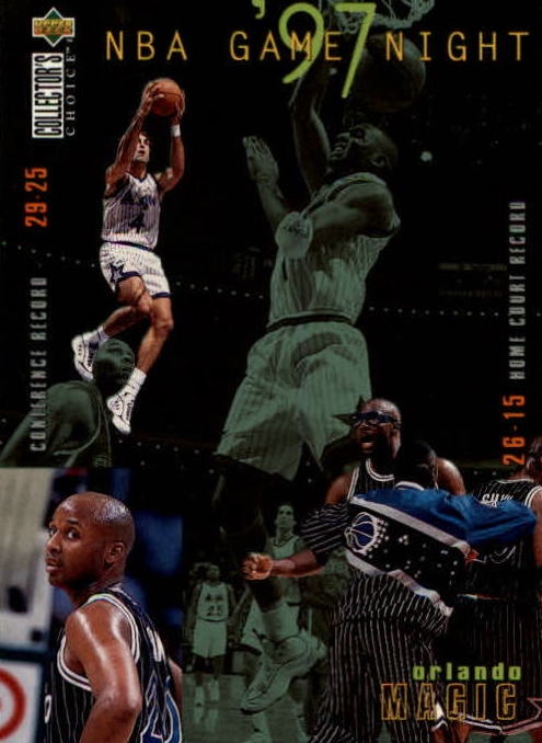 NBA 1997-98 Collector's Choice - No 174 -  Anfernee Hardaway / Horace Grant / Brian Shaw / Rony Seikaly