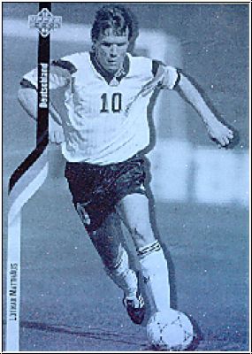 Soccer 1994 World Cup USA Hologram Card - No 4 - Lothar Matthäus