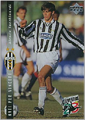 Fussball 1994 / 95 Juventus Turin - No 18 - Alessio Tacchinardi