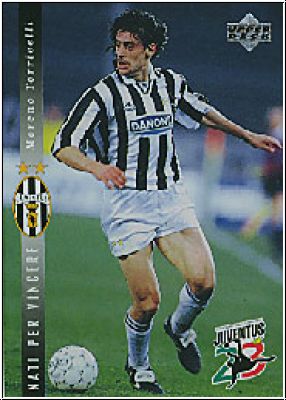 Fussball 1994 / 95 Juventus Turin - No 19 - Moreno Torricelli