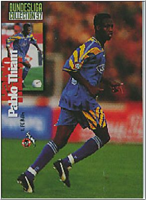Football 1997 Panini Collection - No 138 - Pablo Thiam