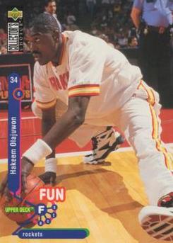 NBA 1995-96 Collector's Choice International German I - No 175 - Hakeem Olajuwon