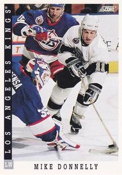 NHL 1993 / 94 Score Canadian - No 176 - Mike donnelly