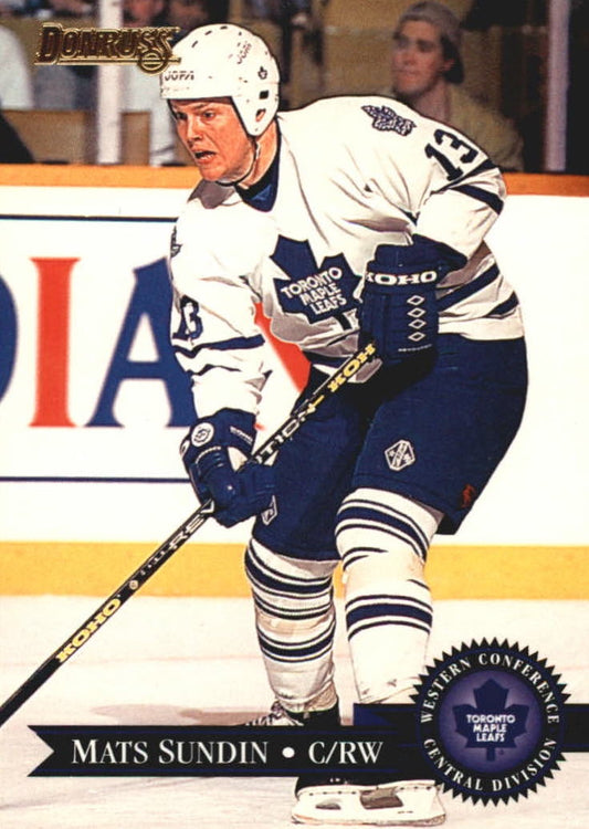 NHL 1995/96 Donruss - No. 176 - Mats Sundin