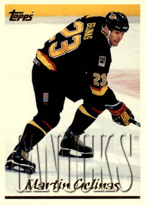 NHL 1995 / 96 Topps - No 176 - Martin Gelinas