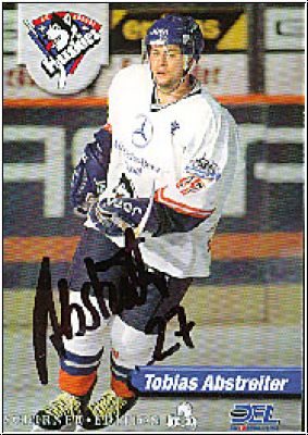 DEL 1998 / 99 No 63 - Tobias Abstreiter - Originalautogramm