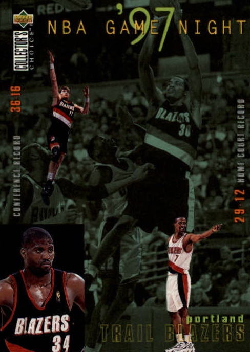 NBA 1997-98 Collector's Choice - No 177 - Rasheed Wallace / Kenny Anderson / Isaiah Rider / Arvydas Sabonis