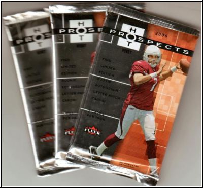 NFL 2006 Fleer Hot Prospects - Päckchen