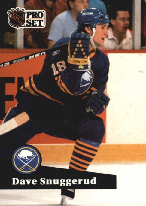 NHL 1991-92 ProSet French - No 18 - Dave Snuggerud