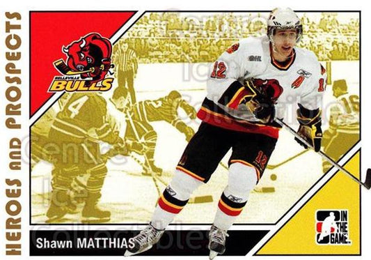 NHL 2007-08 ITG Heroes and Prospects - No 180 - Shawn Matthias