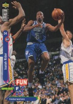 NBA 1995-96 Collector's Choice International German I - No 181 - Isaiah Rider