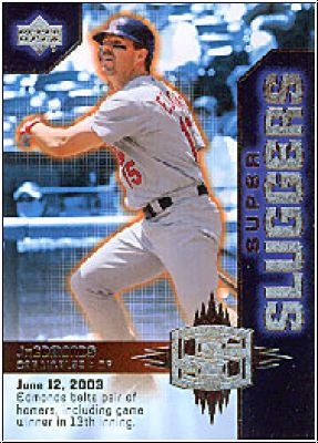 MLB 2004 Upper Deck Super Sluggers - No SL-15 - Jim Edmonds