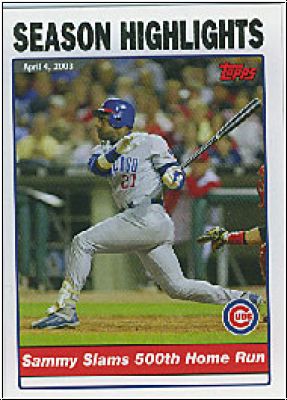 MLB 2004 Topps - No. 332 - Sammy Sosa