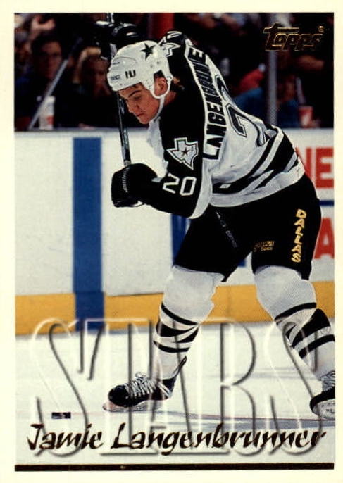 NHL 1995 / 96 Topps - No 182 - Jamie Langenbrunner