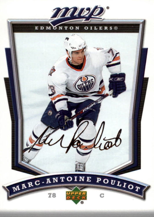 NHL 2007-08 Upper Deck MVP - No 182 - Marc-Antoine Pouliot