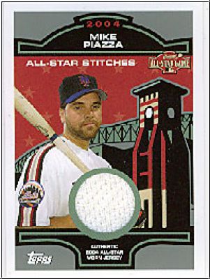 MLB 2005 Topps All-Star Stitches Relics - No MP - Mike Piazza